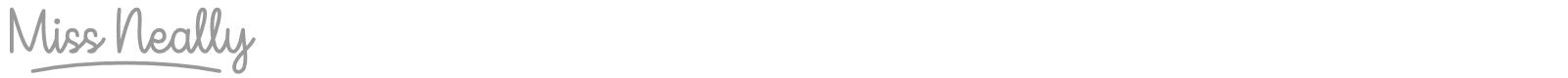 Miss Neally font preview